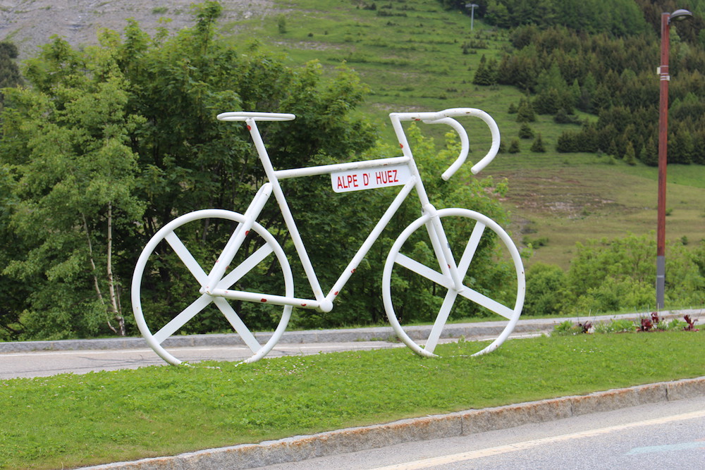 Bike at Bourg d’Oisans
